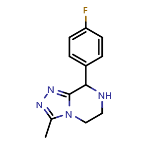 8-(4-Fluorophenyl)-3-methyl-5,6,7,8-tetrahydro-[1,2,4]triazolo[4,3-a]pyrazine