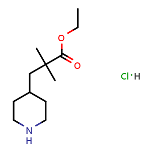 Ethyl 2,2-Dimethyl-3-(4-piperidyl)propanoate Hydrochloride