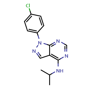 1-(4-Chlorophenyl)-N-isopropyl-1H-pyrazolo[3,4-d]pyrimidin-4-amine