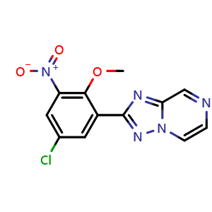 2-(5-Chloro-2-methoxy-3-nitrophenyl)-[1,2,4]triazolo[1,5-a]pyrazine
