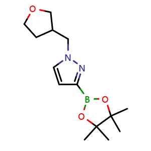 1-[(Tetrahydrofuran-3-yl)methyl]-3-(4,4,5,5-tetramethyl-1,3,2-dioxaborolan-2-yl)-1H-pyrazole