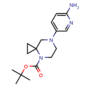 tert-Butyl 7-(6-Aminopyridin-3-yl)-4,7-diazaspiro[2.5]octane-4-carboxylate