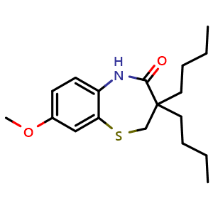 3,3-Dibutyl-8-methoxy-2,3-dihydrobenzo[b][1,4]thiazepin-4(5H)-one