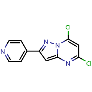 5,7-Dichloro-2-(pyridin-4-yl)pyrazolo[1,5-a]pyrimidine
