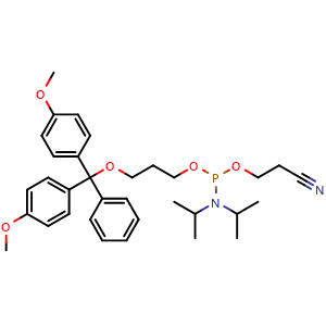 3-[Bis(4-methoxyphenyl)(phenyl)methoxy]propyl (2-Cyanoethyl) Diisopropylphosphoramidite
