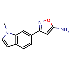 5-Amino-3-(1-methyl-6-indolyl)isoxazole