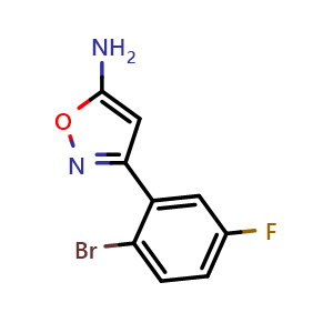 5-Amino-3-(2-bromo-5-fluorophenyl)isoxazole