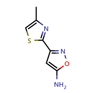 5-Amino-3-(4-methyl-2-thiazolyl)isoxazole