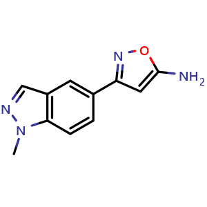 5-Amino-3-(1-methyl-5-indazolyl)isoxazole
