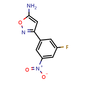 5-Amino-3-(3-fluoro-5-nitrophenyl)isoxazole