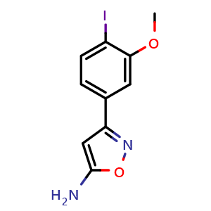 5-Amino-3-(4-iodo-3-methoxyphenyl)isoxazole