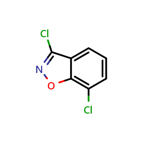 Chemical structure of 3,7-Dichlorobenzisoxazole , CAS 16263-55-1, AChemBlock V149062