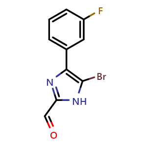 5-Bromo-4-(3-fluorophenyl)imidazole-2-carbaldehyde