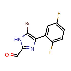 5-Bromo-4-(2,5-difluorophenyl)imidazole-2-carbaldehyde
