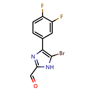 5-Bromo-4-(3,4-difluorophenyl)imidazole-2-carbaldehyde
