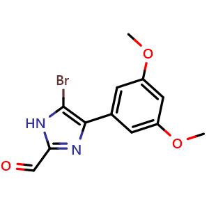 5-Bromo-4-(3,5-dimethoxyphenyl)imidazole-2-carbaldehyde