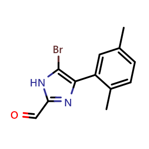 5-Bromo-4-(2,5-dimethylphenyl)imidazole-2-carbaldehyde