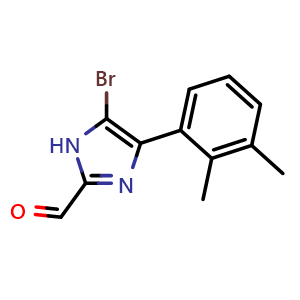 5-Bromo-4-(2,3-dimethylphenyl)imidazole-2-carbaldehyde