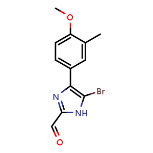 5-Bromo-4-(4-methoxy-3-methylphenyl)imidazole-2-carbaldehyde