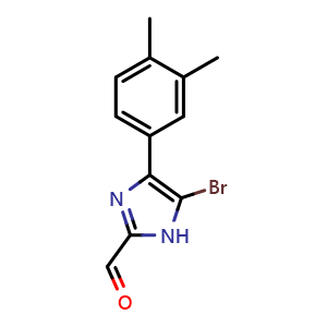 5-Bromo-4-(3,4-dimethylphenyl)imidazole-2-carbaldehyde