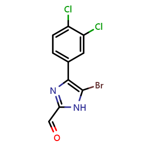 5-Bromo-4-(3,4-dichlorophenyl)imidazole-2-carbaldehyde