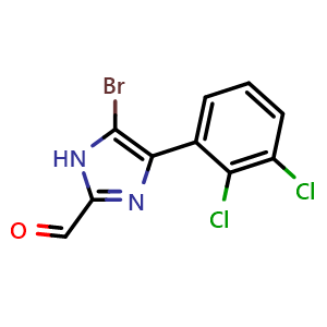 5-Bromo-4-(2,3-dichlorophenyl)imidazole-2-carbaldehyde