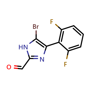 5-Bromo-4-(2,6-difluorophenyl)imidazole-2-carbaldehyde