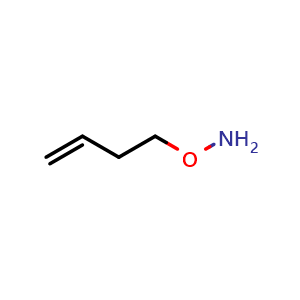 Chemical structure of O-(3-Butenyl)hydroxylamine , CAS 128080-06-8, AChemBlock V149249