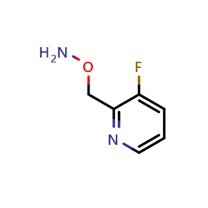 Chemical structure of O-[(3-Fluoro-2-pyridyl)methyl]hydroxylamine , CAS 1002750-87-9, AChemBlock V149257