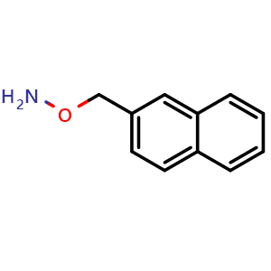 Chemical structure of O-(2-Naphthylmethyl)hydroxylamine , CAS 54484-69-4, AChemBlock V149266