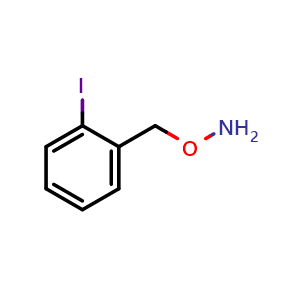 Chemical structure of O-(2-Iodobenzyl)hydroxylamine , CAS 854383-00-9, AChemBlock V149267