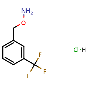 Chemical structure of O-[3-(Trifluoromethyl)benzyl]hydroxylamine Hydrochloride , CAS 15256-07-2, AChemBlock V149273