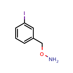 Chemical structure of O-(3-Iodobenzyl)hydroxylamine , CAS 854383-01-0, AChemBlock V149275