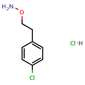 Chemical structure of O-(4-Chlorophenethyl)hydroxylamine Hydrochloride , CAS 2829522-91-8, AChemBlock V149290
