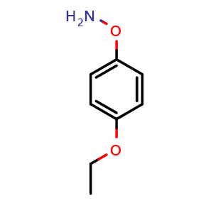 Chemical structure of O-(4-Ethoxyphenyl)hydroxylamine , CAS 1501252-41-0, AChemBlock V149473