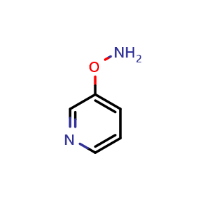 Chemical structure of O-(3-Pyridyl)hydroxylamine , CAS 889668-98-8, AChemBlock V149549