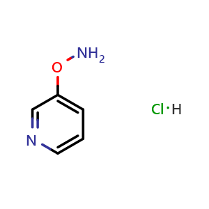 Chemical structure of O-(3-Pyridyl)hydroxylamine Hydrochloride , AChemBlock V149550