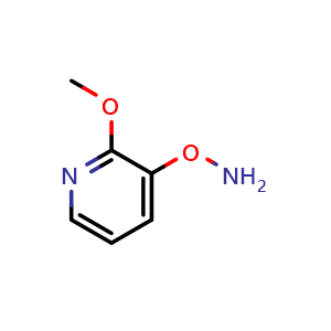 Chemical structure of O-(2-Methoxy-3-pyridyl)hydroxylamine , AChemBlock V149551