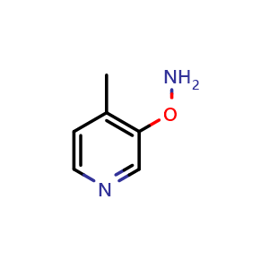 Chemical structure of O-(4-Methyl-3-pyridyl)hydroxylamine , CAS 2289342-47-6, AChemBlock V149557