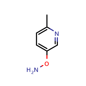 Chemical structure of O-(6-Methyl-3-pyridyl)hydroxylamine , AChemBlock V149559