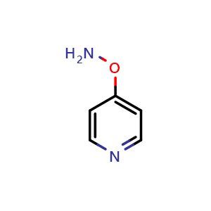Chemical structure of O-(4-Pyridyl)hydroxylamine , CAS 887583-59-7, AChemBlock V149567