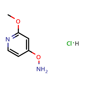 Chemical structure of O-(2-Methoxy-4-pyridyl)hydroxylamine Hydrochloride , AChemBlock V149570