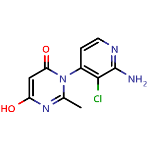 3-(2-Amino-3-chloro-4-pyridyl)-6-hydroxy-2-methylpyrimidin-4(3H)-one