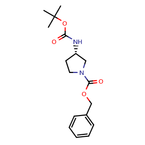 (S)-1-Cbz-3-(Boc-amino)pyrrolidine