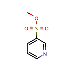 Chemical structure of Methyl 3-Pyridinesulfonate , CAS 1421640-34-7, AChemBlock V149642