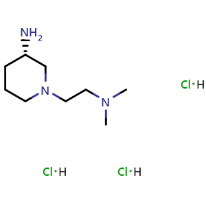 (S)-1-(2-(dimethylamino)ethyl)piperidin-3-amine trihydrochloride