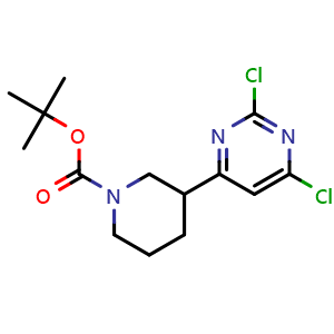 1-Boc-3-(2,6-dichloro-4-pyrimidinyl)piperidine