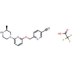 (S)-6-[[[6-(3-Methyl-1-piperazinyl)-2-pyridyl]oxy]methyl]nicotinonitrile Trifluoroacetate