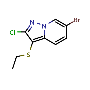 6-Bromo-2-chloro-3-(ethylthio)pyrazolo[1,5-a]pyridine