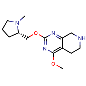 (S)-4-Methoxy-2-[(1-methyl-2-pyrrolidinyl)methoxy]-5,6,7,8-tetrahydropyrido[3,4-d]pyrimidine